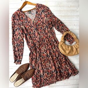 Ichi Copenhagen pattern dress